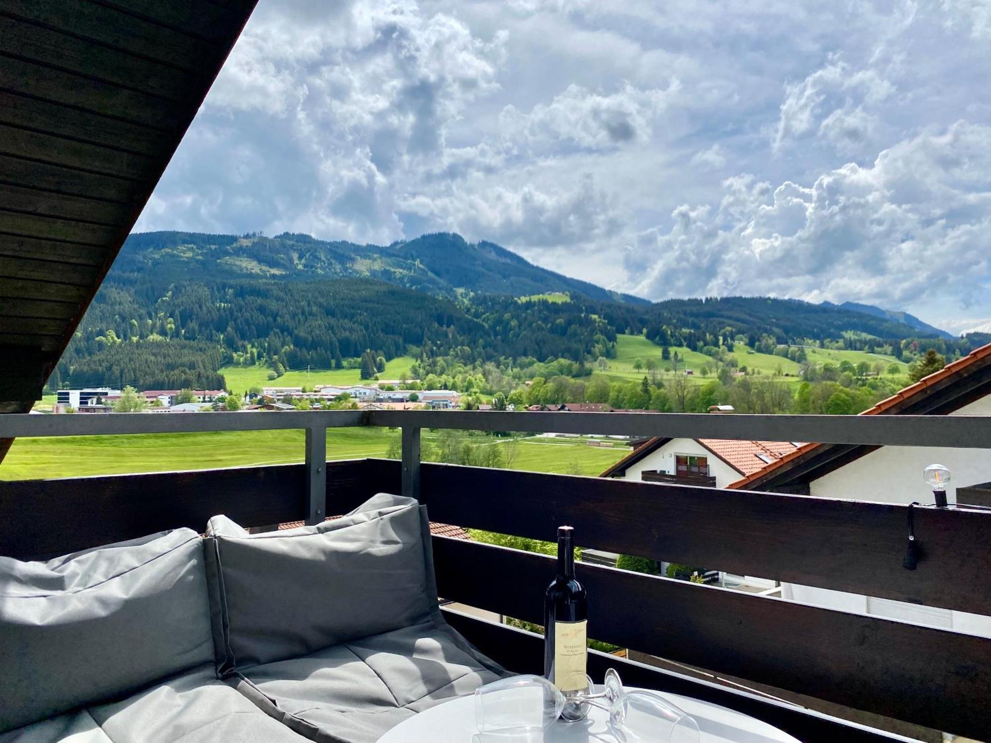 Best Butler Alpspitz Apartment Kueche Parken Balkon Nesselwang Eksteriør billede