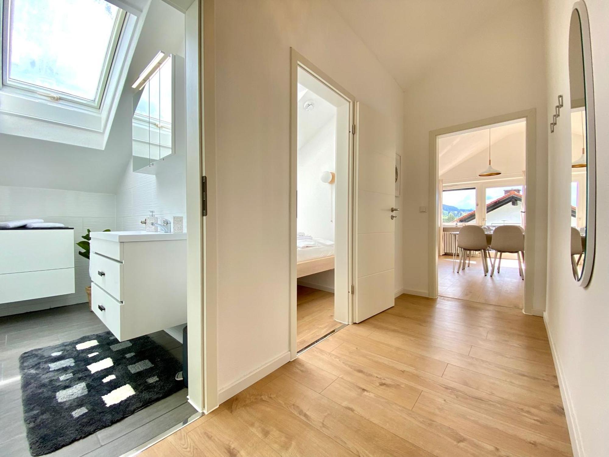Best Butler Alpspitz Apartment Kueche Parken Balkon Nesselwang Eksteriør billede